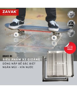 [ZAVAK] Nắp Bể Ngầm Ngăn Mùi tuyệt đối Zavak MHO-B1 80